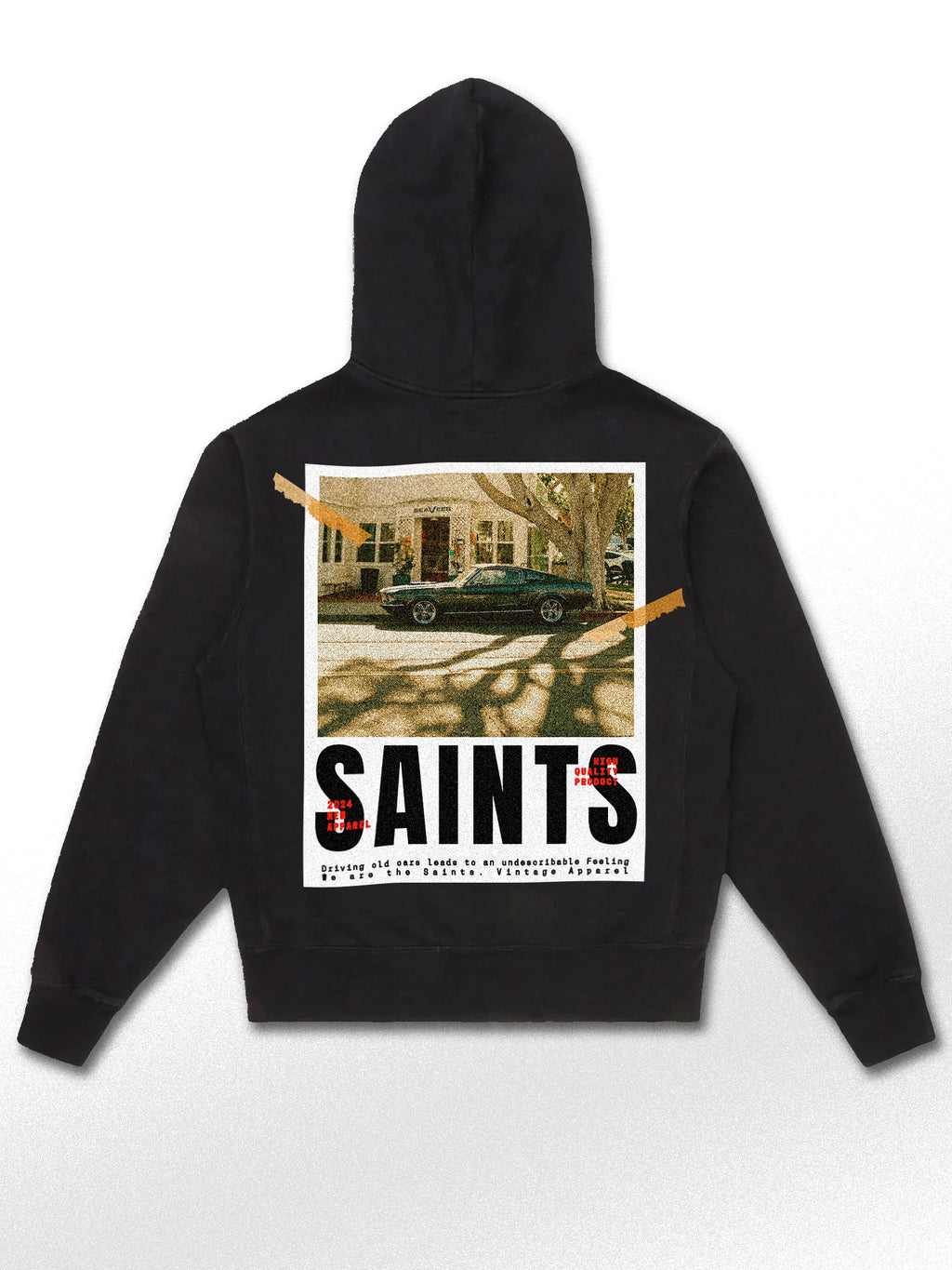 MUSTANG OVERSIZED HOODIE - VINTAGE APPAREL
