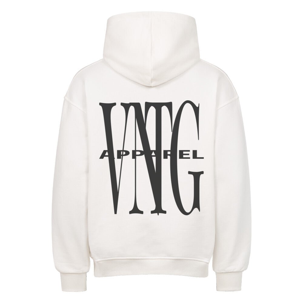 BOX OVERSIZED HOODIE WHITE - VINTAGE APPAREL