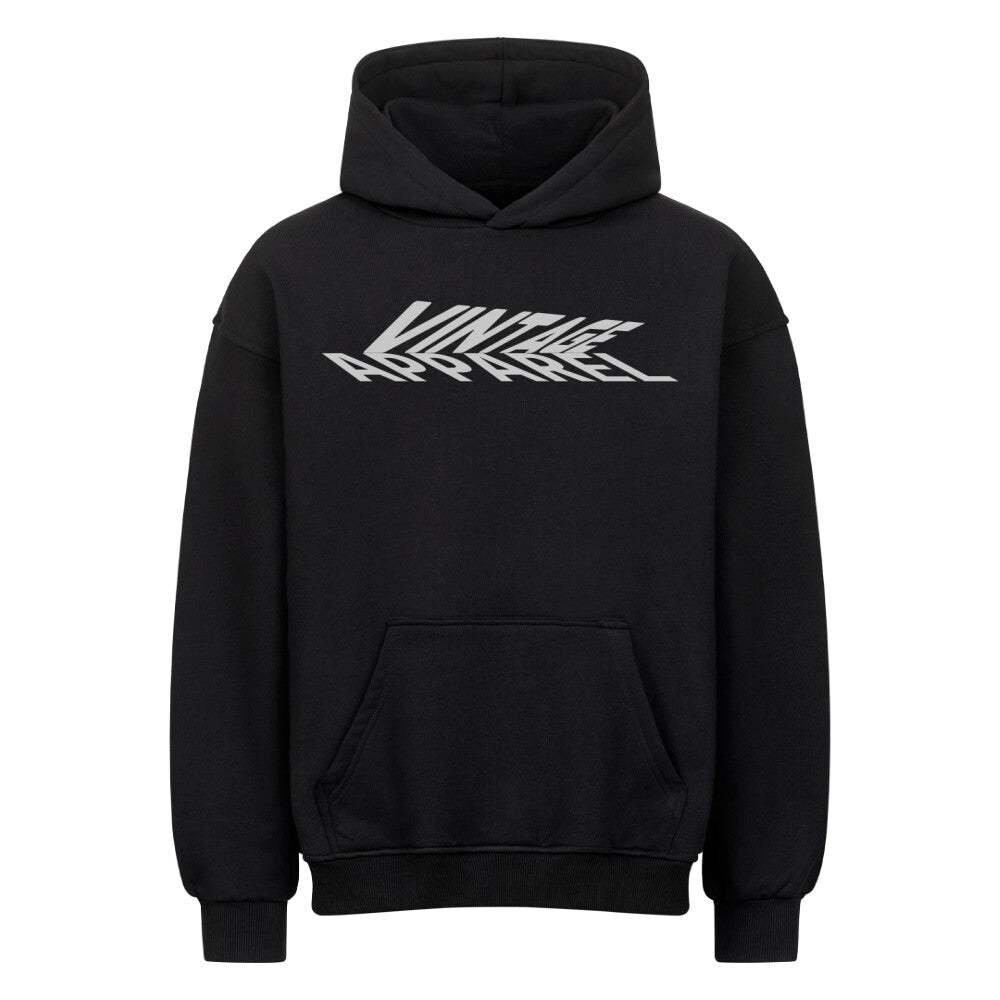 DART OVERSIZED HOODIE BLACK - VINTAGE APPAREL