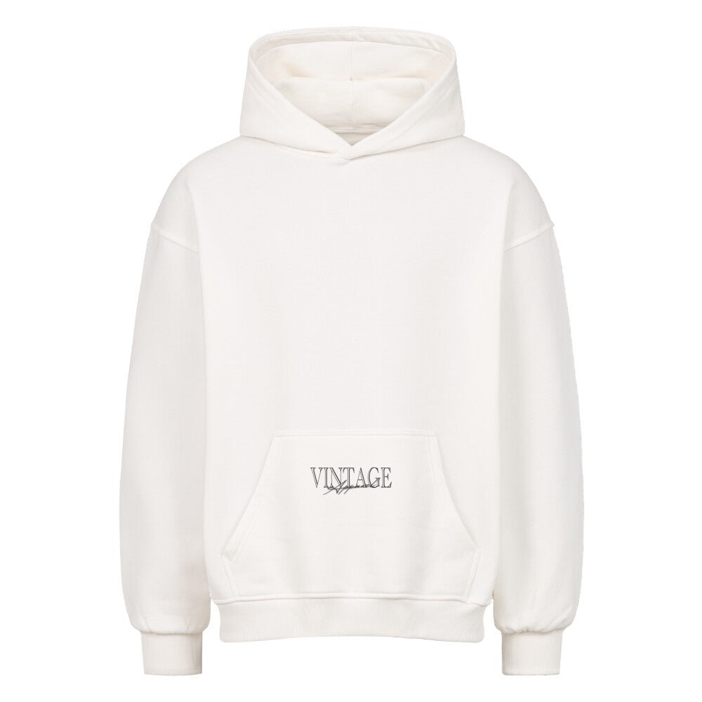 MONACO OVERSIZED HOODIE WHITE - VINTAGE APPAREL