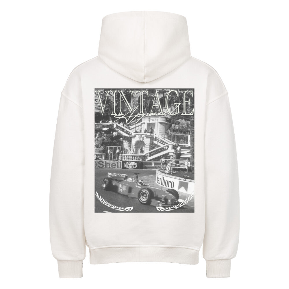 MONACO OVERSIZED HOODIE WHITE - VINTAGE APPAREL