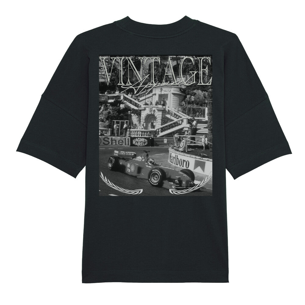 MONACO OVERSIZED TEE BLACK - VINTAGE APPAREL